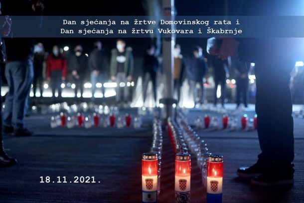 [18.11.2021.] Dan sjećanja na žrtve Domovinskog rata i žrtvu Vukovara i Škabrnje